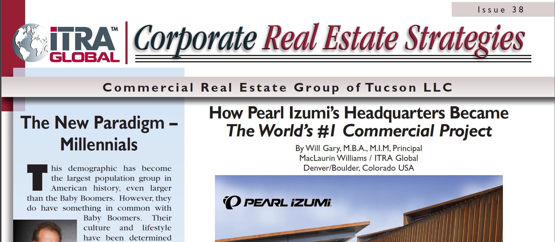 ITRA Global-CREG Tucson newsletter number 38